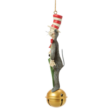 Jim Shore Jim Shore Cat in Hat on Jingle Bell Ornament