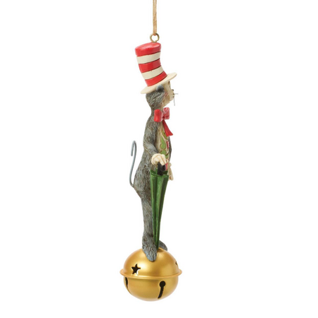Jim Shore Jim Shore Cat in Hat on Jingle Bell Ornament