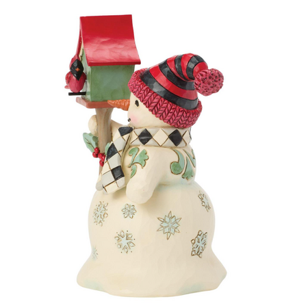 Jim Shore Jim Shore Highland Glen Snowman Birdhouse Figurine