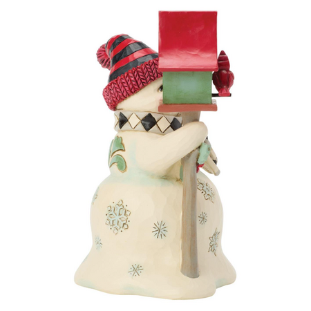 Jim Shore Jim Shore Highland Glen Snowman Birdhouse Figurine