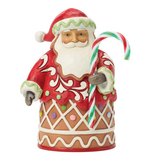 Jim Shore Jim Shore Gingerbread Santa Candy Pint Figurine