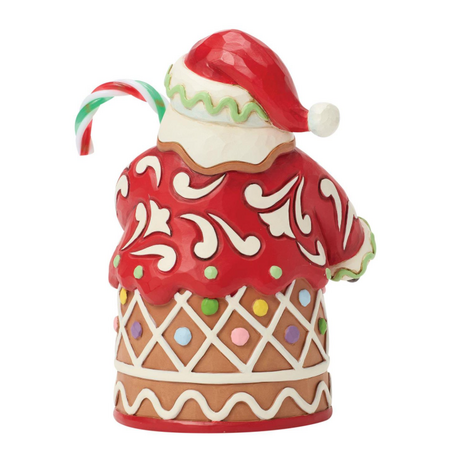 Jim Shore Jim Shore Gingerbread Santa Candy Pint Figurine