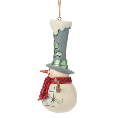 Jim Shore Jim Shore Snowman with Tall Top Hat Ornament