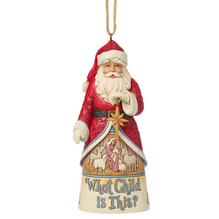 Jim Shore Jim Shore Santa What Child Is This Ornament