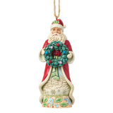 Jim Shore Jim Shore Santa Holding Wreath Ornament