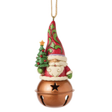 Jim Shore Jim Shore Christmas Gnome on Bell Ornament