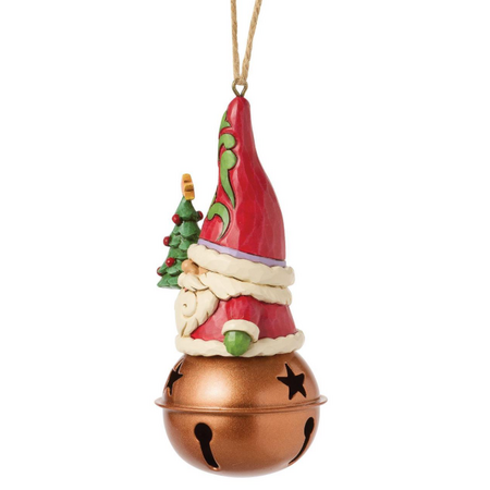 Jim Shore Jim Shore Christmas Gnome on Bell Ornament