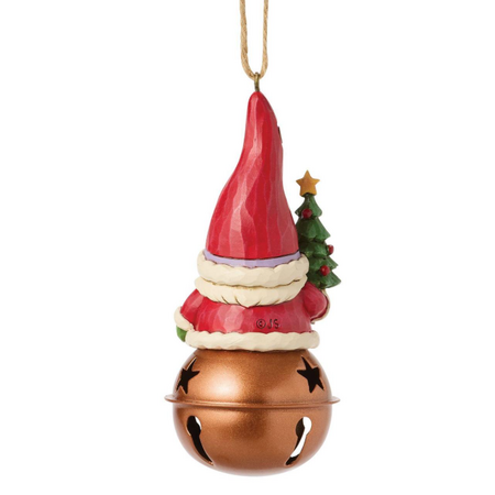 Jim Shore Jim Shore Christmas Gnome on Bell Ornament