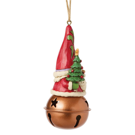 Jim Shore Jim Shore Christmas Gnome on Bell Ornament