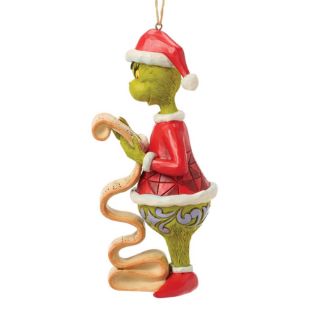 Jim Shore Jim Shore Grinch with List Ornament