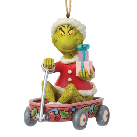 Jim Shore Jim Shore Grinch in Wagon Ornament