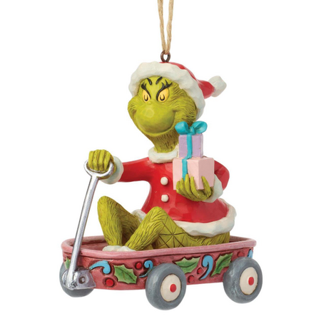 Jim Shore Jim Shore Grinch in Wagon Ornament