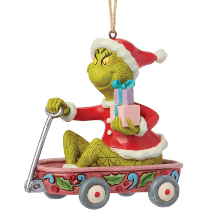 Jim Shore Jim Shore Grinch in Wagon Ornament