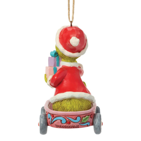 Jim Shore Jim Shore Grinch in Wagon Ornament