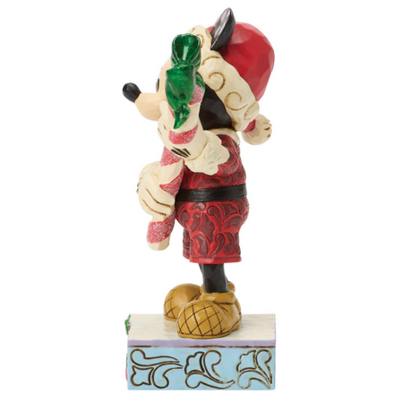Jim Shore Jim Shore Mickey with Candy Cane Figurine