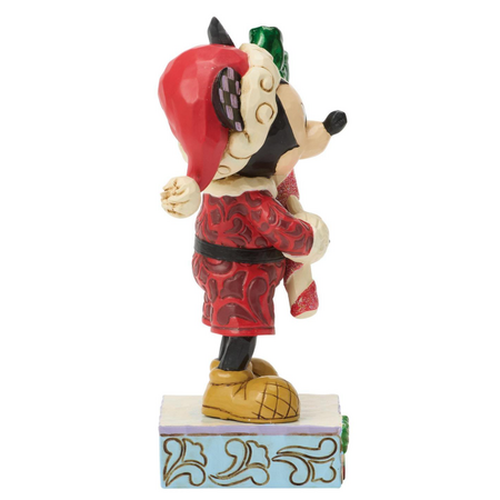 Jim Shore Jim Shore Mickey with Candy Cane Figurine