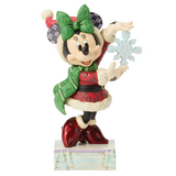 Jim Shore Jim Shore Minnie with Snowflake Figurine