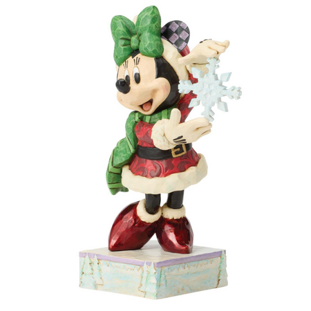 Jim Shore Jim Shore Minnie with Snowflake Figurine