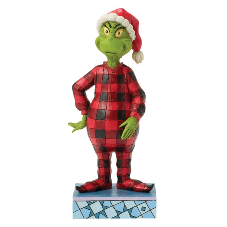 Jim Shore Jim Shore Grinch Wearing Pajamas Figurine