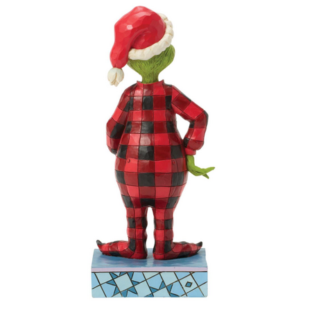 Jim Shore Jim Shore Grinch Wearing Pajamas Figurine