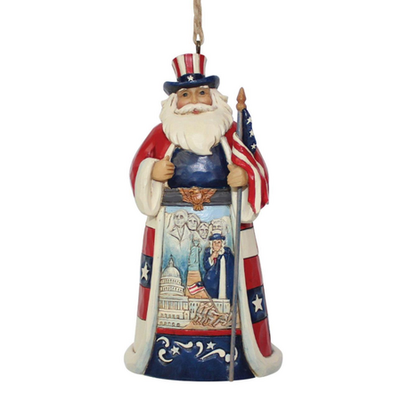 Jim Shore Jim Shore American Santa Ornament