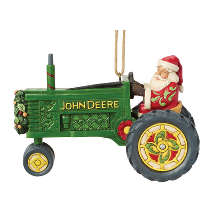 Jim Shore Jim Shore Santa John Deere Tractor Ornament