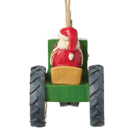Jim Shore Jim Shore Santa John Deere Tractor Ornament