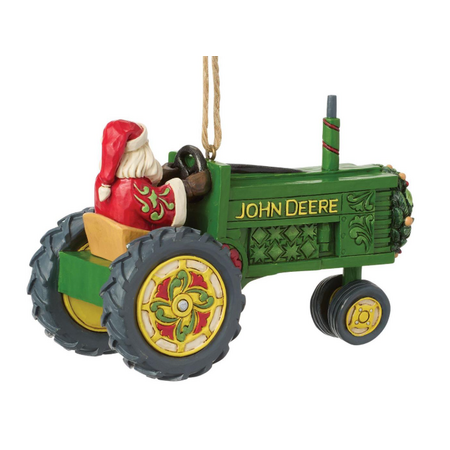 Jim Shore Jim Shore Santa John Deere Tractor Ornament