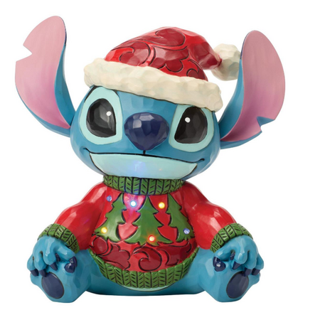 Jim Shore Jim Shore Stitch Sweater LED Figurine