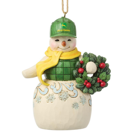 Jim Shore Jim Shore Snowman John Deere Hat Ornament
