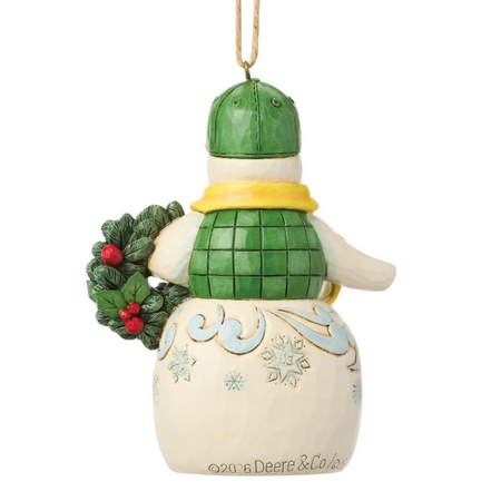 Jim Shore Jim Shore Snowman John Deere Hat Ornament