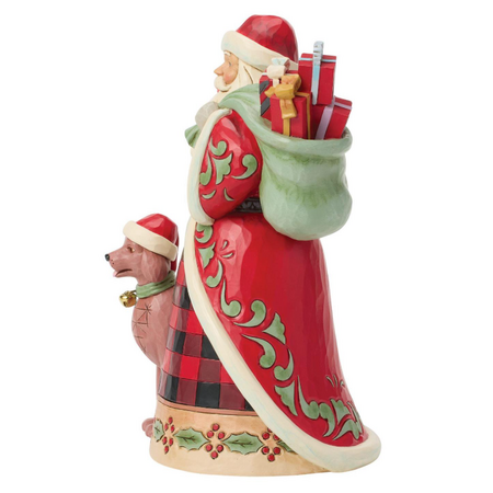 Jim Shore Jim Shore Highland Glen Santa Pet Dog Figurine