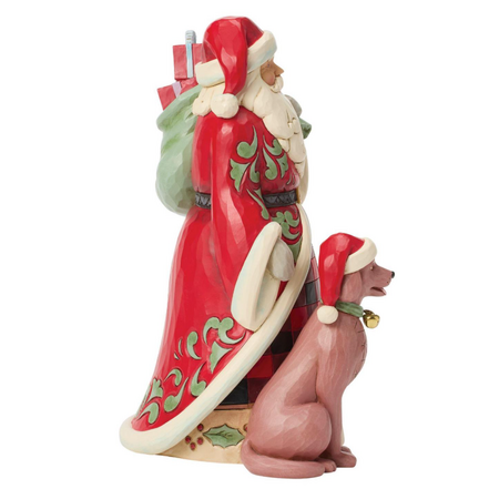 Jim Shore Jim Shore Highland Glen Santa Pet Dog Figurine