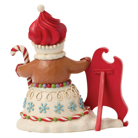 Jim Shore Jim Shore Gingerbread Snowman Sign Figurine