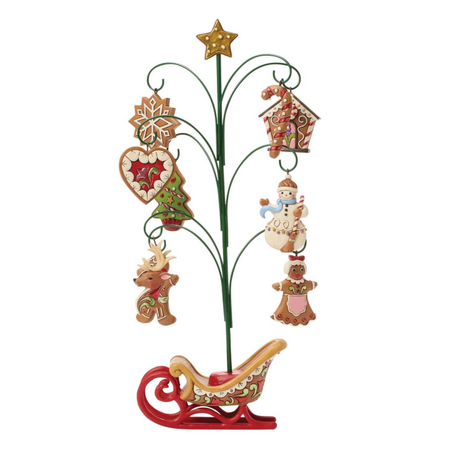 Jim Shore Jim Shore Gingerbread Tree with Cookie Ornament