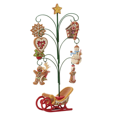 Jim Shore Jim Shore Gingerbread Tree with Cookie Ornament