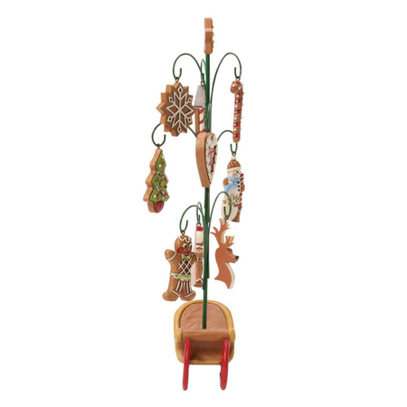 Jim Shore Jim Shore Gingerbread Tree with Cookie Ornament