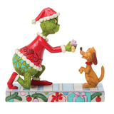 Jim Shore Jim Shore Grinch Giving Max a Bone Figurine