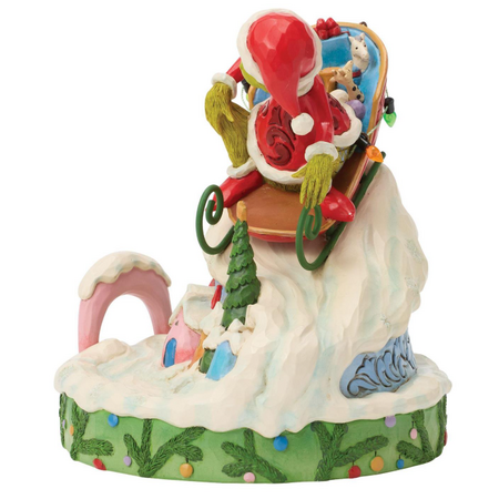 Jim Shore Jim Shore Grinch on Small Sled Figurine