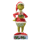 Jim Shore Jim Shore Grinch Holding Dome with Max Figurine