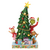 Jim Shore Jim Shore Grinch, Cindy, Max Peeking by LED Tree Figurine