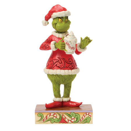 Jim Shore Jim Shore Grinch with Hot Chocolate Figurine