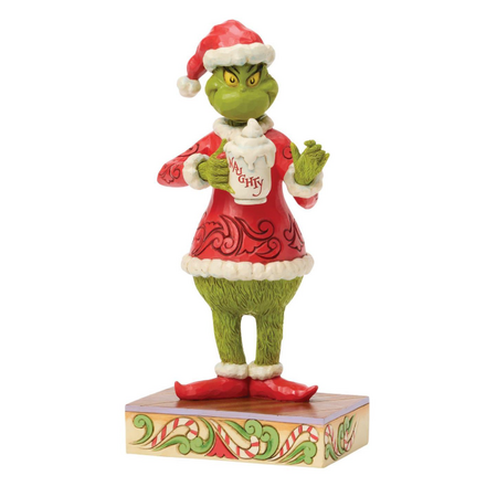 Jim Shore Jim Shore Grinch with Hot Chocolate Figurine