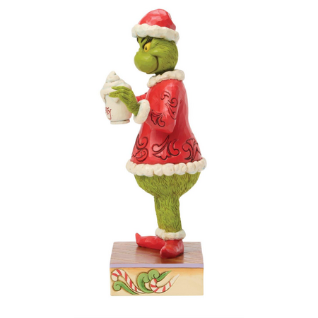 Jim Shore Jim Shore Grinch with Hot Chocolate Figurine