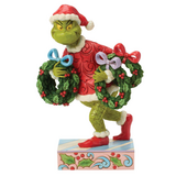 Jim Shore Jim Shore Grinch with Multiple Wreaths Figurine