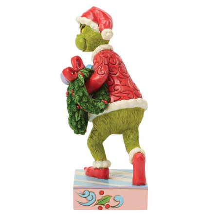 Jim Shore Jim Shore Grinch with Multiple Wreaths Figurine