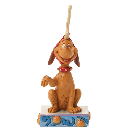 Jim Shore Jim Shore Grinch Max with Bell on Tail Figurine
