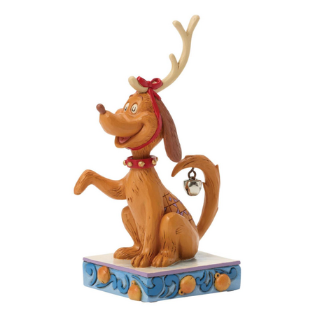 Jim Shore Jim Shore Grinch Max with Bell on Tail Figurine
