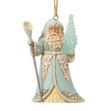 Jim Shore Jim Shore Coastal Santa with Sea Glass Tree Ornament