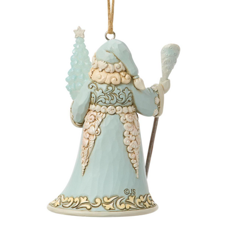 Jim Shore Jim Shore Coastal Santa with Sea Glass Tree Ornament